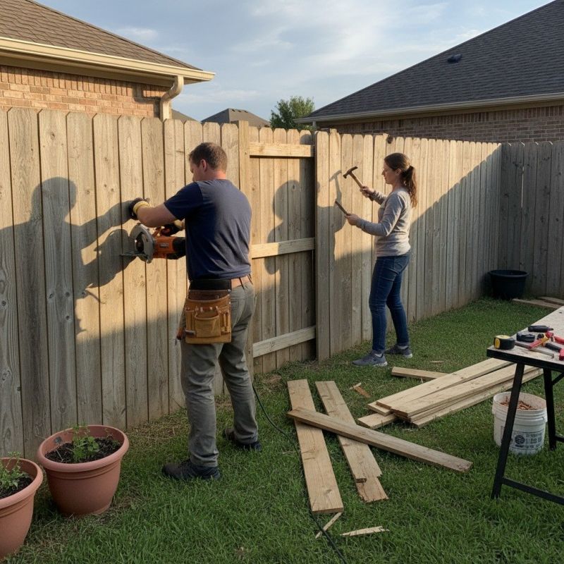 Local Split Rail Fence Repair pros at work