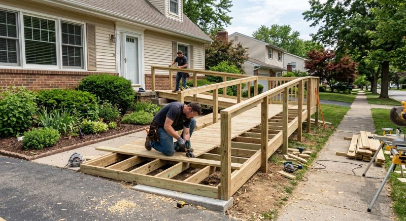 Stair Ramp Construction in Wilmington, NC
