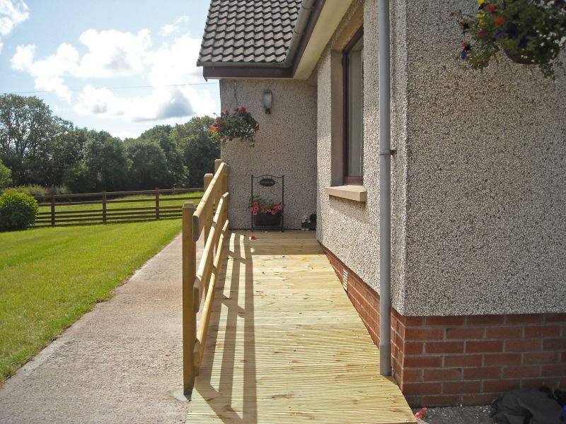 Handicap Ramp Installation in Conroe, TX